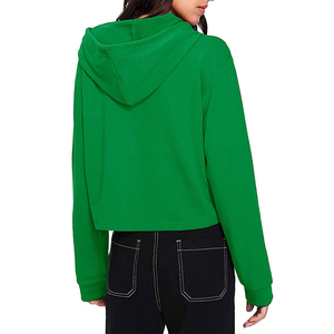 เสื้อฮู้ดผู้หญิงสีเทา แขนยาว ผ้าไม่ทอ 100% ผ้าฝ้าย สีพื้น ใส่สบายๆ สำหรับฤดูใบไม้ร่วง เป็นมิตรกับสิ่งแวดล้อม ขายตรงจากโรงงาน - Product Image 2