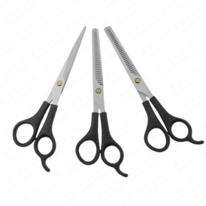 Professional 420 Stainless Steel <b>Barber</b> Scissors <b>Set</b> Hair Cutting Shears with Plastic Handle Sharp Edge Tool - Product Image 5