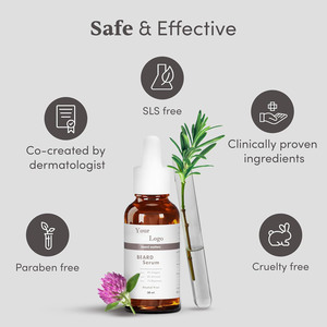 Suero Herbal Refrescante para Barba de Marca Privada, Esencia para el Cuidado del Cabello Facial, Personalización de Marca OEM, Fabricante al por Mayor OEM/ODM - Product Image 4
