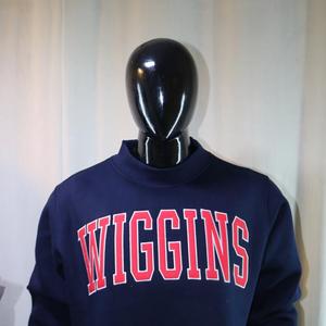 Sweat-shirts WIGGINS à col montant 450 GSM, broderie personnalisée avec nom, coupe ample et oversize, en molleton 100% coton French Terry - Product Image 4