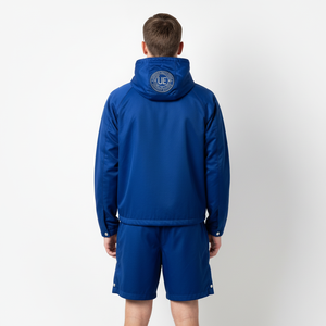 Conjunto de verano de dos piezas para hombre, traje de poliéster con cremallera, blusa, pantalón jogger y chaqueta corta, impermeable 2026 - Product Image 3