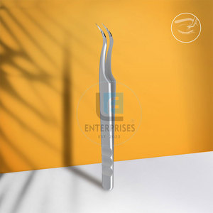 Vente flash - Pinces à cils en acier inoxydable fabriquées au Pakistan - Couleur et taille personnalisées - Réutilisables - Durables - Service OEM - Product Image 4