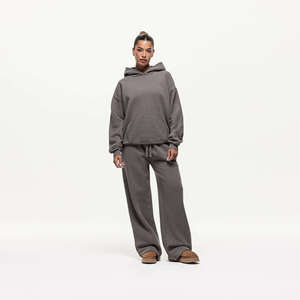 Sudadera con capucha extragrande para mujer, antiarrugas y transpirable, ideal para el gimnasio, con cierre de cremallera, último modelo y más vendida. - Product Image 3
