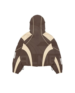 <b>Tracksuit</b> 2 Piece Hooded jacket and Trouser Baggy Sporty Style Color Blocking Winter Wear Adult Full Length <b>Tracksuit</b> - Product Image 6