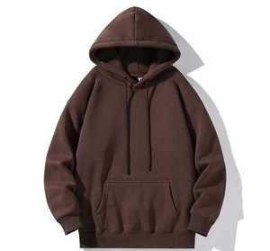 Sweat-shirts pour hommes de qualité supérieure, décontractés pour l'hiver, en tissu polaire, séchage rapide, respirant, uni, sur mesure, élégants, à porter au quotidien, avec poche - Product Image 4