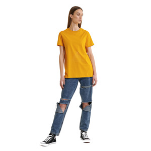 เสื้อยืดออกแบบเองสำหรับผู้หญิง ผ้าฝ้าย 100% คุณภาพสตรีทแวร์ รับทำโลโก้ เสื้อยืดเรียบๆ ราคาถูกมาก พิมพ์ลายตามสั่ง - Product Image 2