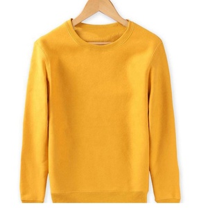 Fabricante de ropa, sudaderas de cuello redondo en blanco de otoño para hombre, sudaderas de manga larga de cuello redondo de gran tamaño para hombre de lana de algodón - Product Image 1