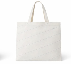 กระเป๋าช้อปปิ้งผ้าฝ้าย 100% ขายดีที่สุด ผลิตคุณภาพสูง พิมพ์ลายตามสั่ง มีช่องใส่ของ ราคาขายส่ง - Product Image 5