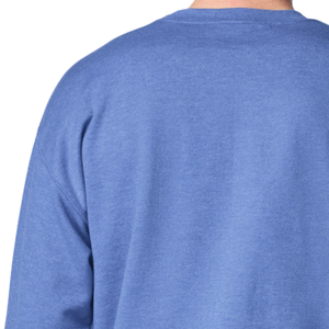 เสื้อสเวตเชิ้ตคอกลมแขนยาวบุขนแกะสำหรับผู้ชาย สวมใส่สบาย ผลิตจากผ้าโพลีเอสเตอร์/คอตตอนผสม ปลายแขนเสื้อแบบริบ ทรงปกติ มีโลโก้ - Product Image 4