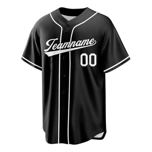 Camiseta de Béisbol para Hombre, Estilo Oversize, Personalizada con el Logotipo del Equipo, con Botones, Ropa Urbana, Transpirable y Ligera - Product Image 2