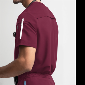 Tenues Médicales Unisexe de Haute Qualité pour Hôpitaux, Uniformes d'Infirmière Personnalisables OEM, Ensembles de Blouses en Rayonne et Toile 2026 - Product Image 6