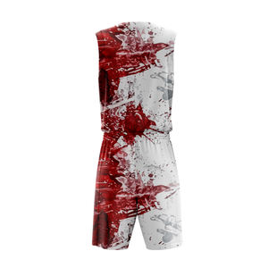 Conjunto de Uniforme de Baloncesto Personalizado con Logotipo, Camiseta sin Mangas Sublimada, Tela de Poliéster, para Entrenamiento - Product Image 6