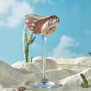 Handmade Seashell Cocktail Cup Wedding Bridal Bridesmaid Gift Unique Coastal Barware Unique Ritual Ceremony Cup Seashell <b>Mug</b> - Product Image 1