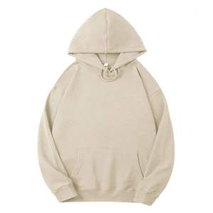 เสื้อฮู้ดดี้ผู้ชาย ผ้าฝ้ายแท้ 100% คุณภาพสูง หนัก 400gsm สีตามสั่ง ลายกราฟิก ทรงโอเวอร์ไซส์ ไม่มีเชือก ปักลายนูน ผ้าเทอร์รี่ - Product Image 4