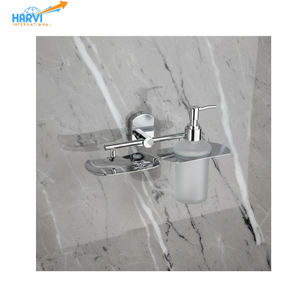 Juego de Accesorios de Baño de Alta Calidad Colección Arion, Dispensador de Jabón Líquido y Jabonera de Pared para Uso en Hospitales y Hoteles, Moderno - Product Image 5