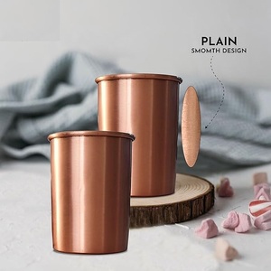 Best Selling Hammered Finish <b>Copper</b> Drinking Glass Premium Handmade Ayurvedic Health Water Storage Tumbler - Product Image 6