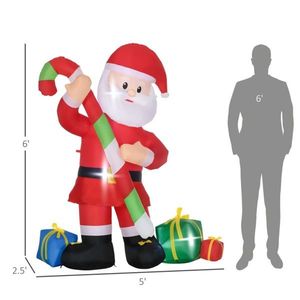 Santa Claus Inflatable Outdoor Holiday Yard Decorations Christmas Decorations for the Festive Season - Product Image 4