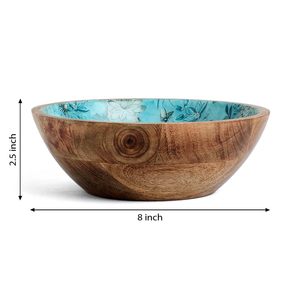 Tazón grande de madera para servir ensaladas, pasta, fideos, bocadillos, verduras y arroz, para el hogar, la cocina o la oficina, disponible en grandes cantidades. - Product Image 2