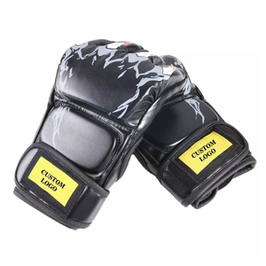 Guantes de Boxeo de Cuero de 8oz al por Mayor, Guantes de Kickboxing con Logotipo Personalizado para Adultos, Entrenamiento Profesional, Sparring, Fabricante OEM - Product Image 1