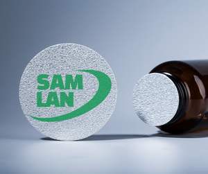 Film d'étanchéité en aluminium pharmaceutique SAM LAN, pièces découpées, épaisseur 0,6-1,0 mm, semi-dur, traitement de revêtement composite - Product Image 4