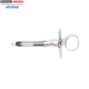 Seringue d'aspiration dentaire 1,8 ml réutilisable, manuelle, en acier inoxydable, instrument chirurgical dentaire professionnel pour anesthésie locale - Product Image 5