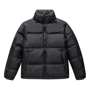New Arrive Unique Design High Quality Custom Coated Stand Collar Quilted <b>Puffer</b> <b>Jacket</b> Men Low Cost <b>Cheap</b> Price - Product Image 2