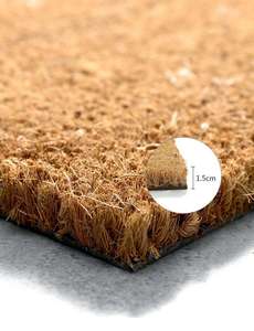 Coco Coir pvc <b>backed</b> non <b>brush</b> mat rolls Durable slip resistant Coco coir PVC backedDurable slip resistant matMulti-functional - Product Image 5