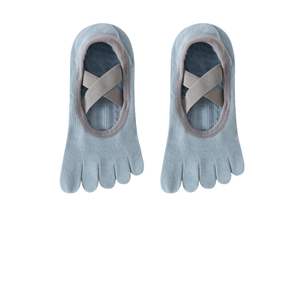 Yoga <b>Socks</b> Pilates Special <b>Socks</b> Sports Sweat Absorbent Five <b>Finger</b> <b>Socks</b> Indoor Non Slip Professional Women's - Product Image 5