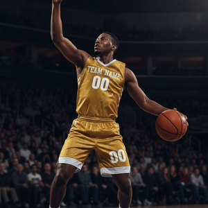 Ensemble d'uniformes de basketball personnalisés professionnels, tissu en maille respirant, séchage rapide, absorption de la transpiration, impression par sublimation - Product Image 6