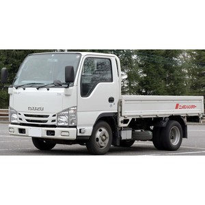 Camion benne basculante Isuzu ELF d'occasion, modèle KV100 4x2, conduite à droite, Euro 3, cabine simple, moteur diesel léger - Product Image 1