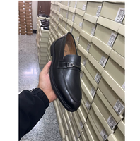 Chaussures habillées élégantes pour hommes grandes tailles en cuir noir, imperméables et légères, type Oxford, pour le bureau et les événements