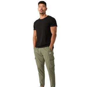 Pantalones Jogger Cargo Verde Oliva para Hombre, Corte Relajado, Pantalones con Múltiples Bolsillos, Ropa Deportiva para Gimnasio, Entrenamiento, Deportes al Aire Libre - Product Image 1