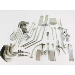 Ensemble complet professionnel de rétracteurs Thompson en acier pour interventions chirurgicales générales, orthopédiques et abdominales, monté sur table, manuel, SurgiRight CE - Product Image 1