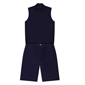 Ensemble de survêtement Gingtto pour homme, veste et pantalon, tissu technique extensible, ensemble 2 pièces - Product Image 5