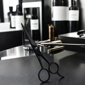 Salon-grade stainless steel Japanese steel cutting <b>shears</b> Professional hairdressing scissors Safety hair cutting tools - Product Image 5