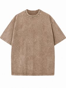 Camiseta de Hombre, Cuello Redondo, Manga Corta, Corte Regular, 100% Algodón, Antiarrugas, Secado Rápido, Transpirable, Informal, Tejido de Punto, 280g, Digital - Product Image 5
