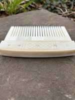 Peigne à barbe et à cheveux en corne de buffle, style animalier naturel, écologique, fait main, poli par NS Overseas