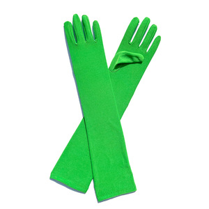 Mitaines extensibles pour femmes, gants de fête, de spectacle, de bar, de danse, de déguisement, longueur 45 cm - Product Image 5