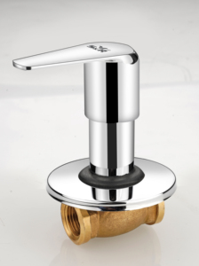 Durable <b>Concealed</b> Wall Mixer Chrome Plated Brass Hot Cold Water Valve Hidden Bathroom Fitting Long Lasting Use - Product Image 3