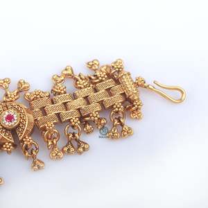 Inovamart Ishika Antique Designer Brass <b>Watch</b> Bracelet Casual Style India Origin Model Imi-9821 - Product Image 4