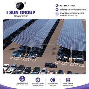 Fabricant OEM de abris solaires pour voitures, structure de stationnement photovoltaïque personnalisée, abri double pour 4 voitures, pour projets commerciaux et industriels - Product Image 6