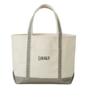 Bolso de lona Natural para mujer y niña, bolso de mano de algodón orgánico, espacioso, elegante - Product Image 2