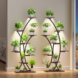 Sistema Modular de Exhibición de Plantas de Madera de Acacia Hecho a Mano, de Varias Alturas - Venta al por Mayor - Product Image 5