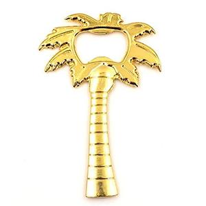 Abridor de Botellas de Metal con Diseño de Palmera y Coco, Abridor de Tapas de Vidrio para Refrescos, Utensilio de Cocina Tropical, Recuerdos para Bodas y Fiestas, Decoración Coleccionable - Product Image 1