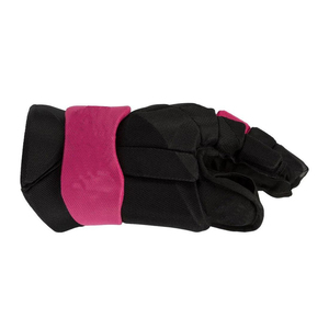 Ice Hockey Gloves Full Finger PU Material <b>Hook</b> And Loop Closure Unisex Sports Protection Gray - Product Image 1
