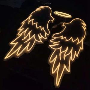 Letrero Luminoso <span class=keywords><strong>LED</strong></span> COSUN con Forma de Flamenco, Alas de Ángel, Tira de Luz de Neón para Decoración de Empresas y Hospitales - Product Image 3