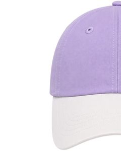 Manufacturer Lavender Purple And White Two Tone Baseball <b>Cap</b> Adjustable Unisex Cotton Casual Sports Outdoor Fashion Hat <b>Cap</b> - Product Image 3