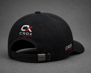 Black Embroidered Logo Baseball <b>Cap</b> Adjustable Curved Brim Casual Teamwear Promotional <b>Hat</b> - Product Image 3