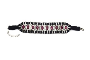 Pulsera Ajustable Ovalada de Plata de Lujo con Diamantes, Diseño Islámico Sameer, para Niños y Hombres, Regalo de Compromiso o Aniversario - Product Image 5