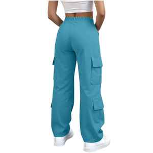 High Quality Cargo Pants <b>Baggy</b> Nylon Sweatpants Gym Casual Loose Fit Cargo <b>Trousers</b> Fashion Streetwear Pants for <b>Women</b> - Product Image 2
